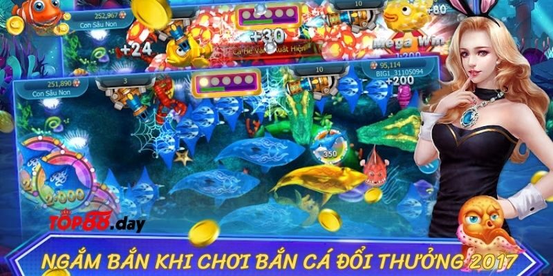 Chọn thời điểm ngắm bắn khi chơi bắn cá đổi thưởng 2017