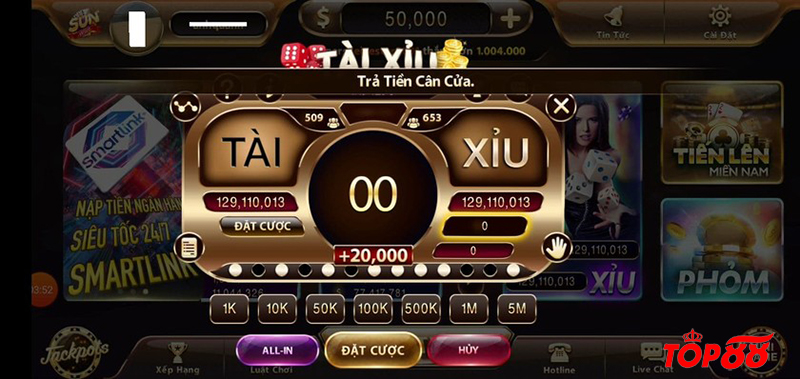 Top 10 game tài xỉu nhiều người chơi nhất 2023