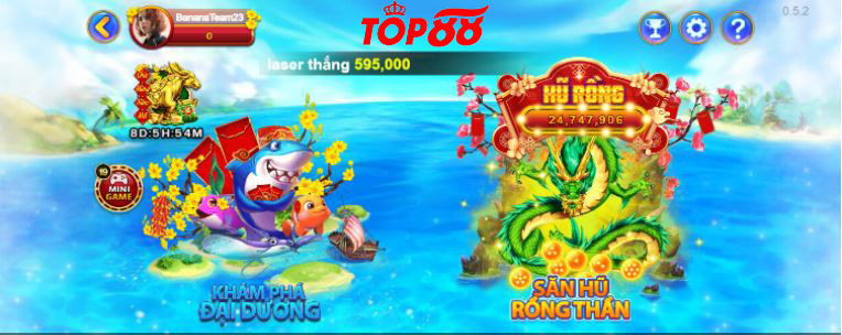 Ban ca Top88 - Game đổi thưởng hấp dẫn không thể chối từ 