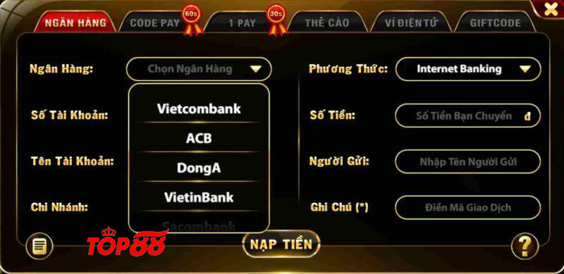 Hướng dẫn cách chơi Top88 trên điện thoại, máy tính chi tiết cho newbie 